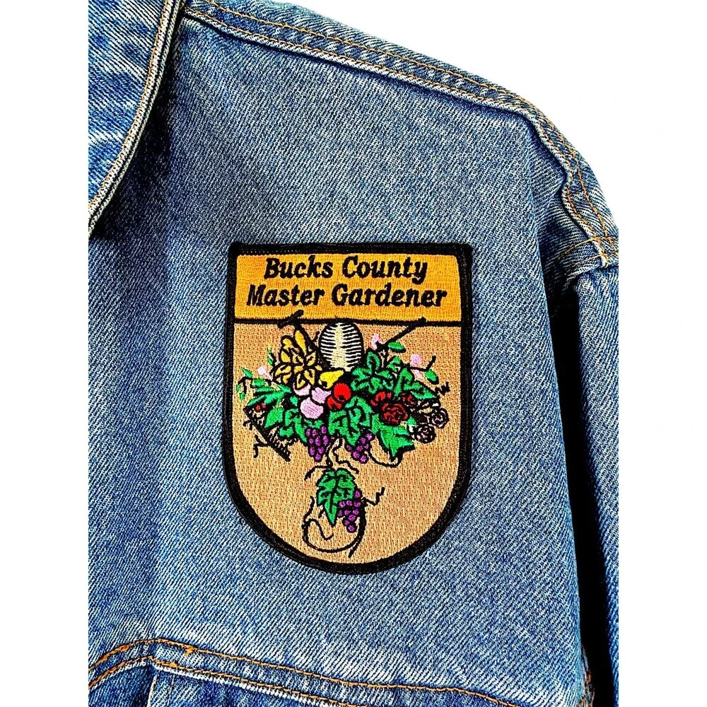 Vintage Philadelphia Folk Festival Master Gardener Denim Jacket